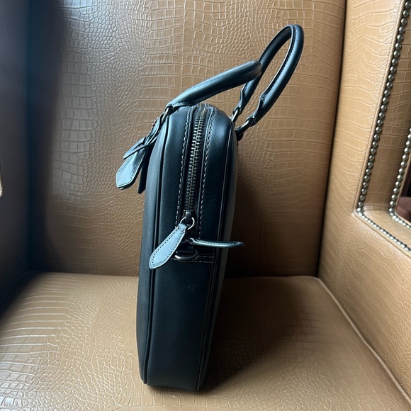 Coach Mens Metropolitan Workbag Briefcase Black Copper/Black MSRP $595 - Picture 3 of 4